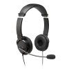 Kensington Wired Hi-Fi Headphones w/Microphone - Black - 6 ft Image