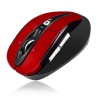 Adesso iMouse S60R Wireless USB Optical Nano Mouse - Red Image