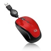 Adesso iMouse S8R Wired Retractable Optical Mini Mouse - Red Image