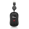 Adesso iMouse S8R Wired Retractable Optical Mini Mouse - Red Image