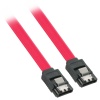 Startech 1.5ft SATA Cable w/Latches - Red Image