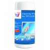V7 Computer Cleaning Wipes Tube - Large 100 wipes Image