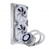 Lian Li Galahad AIO 240 UNI Fan SL Edition Liquid CPU Cooler - Dual Fan - White Image