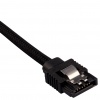 Corsair Premium Sleeved SATA III Cables (2 Pack) - Black Image