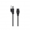 Monoprice Power Cable (3-Prong) NEMA 5-15P to IEC 60320 C5 (MickeyMouse)plug- 3m Image