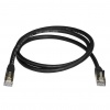 StarTech.com 10 Gigabit Shielded (SFTP) Cat6a RJ45 Patch Cable 1m – Black Image