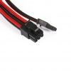 Phanteks 6+2-Pin Premium Sleeved Internal Power Cable 0.5 m - Red/Black Image