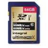64GB Integral UltimaPro X Gold SDXC 95MB/sec CL10 UHS-1 U3 Memory Card Image