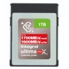 1TB Integral Ultima Pro X2 CFexpress Cinematic Memory Card 11322X Speed 1700/1600 MB/sec Read/Write Image