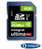8GB Integral Ultima Pro SDHC 45MB/sec CL10 High-Speed (UHS-1) memory card Image