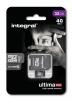 32GB Integral UltimaPro microSDHC CL10 UHS-I memory card w/ SD adapter Image