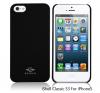 iShell Black Classic S3 Snap-On Case + Screen Protector for iPhone 5 Image
