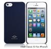 iShell Navy Blue Classic S3 Snap-On Case + Screen Protector for iPhone 5 Image