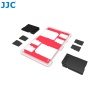 JJC Memory Card Case for 4x microSD + 2x SD Cards - Red Edition - MCH-SDMSD6 Image