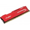 8GB Kingston HyperX Fury DDR4 2666MHz PC4-21300 CL16 Memory Module - Red