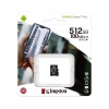 512GB Kingston Canvas Select Plus microSDXC CL10 UHS-1 U3 V30 A1 Memory Card Image
