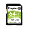 64GB Kingston Canvas Select Plus SDXC CL10 UHS-1 U1 V10 Memory Card