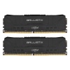 16GB Crucial Ballistix PC4-21300 2666MHz CL16 1.2V DDR4 Dual Memory Kit (2x8GB) - Black Image