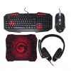 Marvo Scorpion CM375 Gaming Mouse, Mouse Pad, Headset, and Keyboard Pack Image
