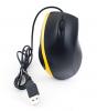 NEON Optical Mouse USB2.0 Dual-button with scroll-wheel Black/Yellow Image