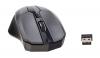 NEON Wireless Optical Mouse USB Dual-button with scroll-wheel Black/Grey Image