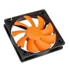 Xigmatek 120mm 1400RPM 3-Pin Case Fans - Black, Orange Image