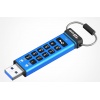 32GB Kingston IronKey Keypad 200 USB3.2 Type A Flash Drive - Blue