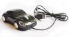 Optical USB Mouse Black Racing Car Design Dual-button with LED lights and scroll-wheel Image