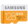 128GB Samsung EVO microSDXC CL10 UHS-1 Memory Card (transfer up to 48MB/sec) Image