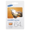 64GB Samsung EVO microSDXC CL10 UHS-1 Memory Card (transfer up to 48MB/sec) Image