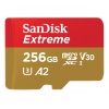 256GB Sandisk Extreme MicroSDXC Memory Card A2 4K UHD V30 CL10 U3 Image