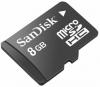 8GB Sandisk microSDHC memory card w/SD adapter (bulk) Image