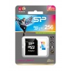 256GB Silicon Power Elite microSDXC CL10 UHS-1 85MB/sec Colorful Memory Card With Adapter Image