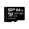 64GB Silicon Power SDT3R0 Industrial microSDHC UHS-I Memory Card -40-85℃ 3D TLC Flash Image