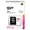 256GB Silicon Power Elite microSDXC CL10 UHS-1 Full HD 100MB/sec Memory Card w/Adapter Image