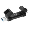 1TB Silicon Power Marvel Xtreme DS72 USB3.2 Gen2 USB Drive Black (Type-A / Type-C) Image