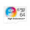 64GB Silicon Power High-Endurance microSDXC CL10 MLC Memory Card Image