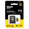 512GB Silicon Power Inspire microSDXC Card, A2, V30, UHS-1, Up to 170MB/s Image