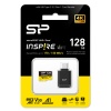 128GB Silicon Power Inspire microSDXC UHS-I V30 A1 4K Memory Card with USB Reader Type-C Image