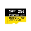 256GB Silicon Power Inspire microSDXC UHS-I V30 A1 4K Memory Card with USB Reader Type-C Image