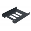 NEON Internal 2.5-inch to 3.5-inch SSD/HDD Metal Mounting Bracket (Black) Including Mounting Screws Image