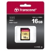 16GB Transcend 500S SDHC UHS-I SD Memory Card CL10 95MB/sec MLC Flash Image