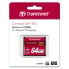 128GB Transcend 800X CompactFlash Memory Card 120MB/sec Image