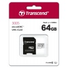 64GB Transcend 300S microSDXC UHS-I CL10 Memory Card with SD Adapter 95MB/sec Image