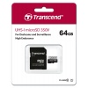 64GB Transcend High Endurance 350V microSDXC Memory Card CL10 UHS-I for Dashcams and Surveillance Image