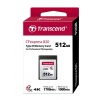 512GB Transcend CFexpress 820 Type B Memory Card 1700MB/s Read 1000MB/sec Write Image