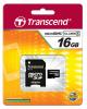 16GB Transcend microSDHC CL4 Memory Card with SD adapter Image
