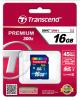 16GB Transcend Premium SDHC CL10 UHS-1 300x Memory Card Image