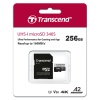 256GB Transcend 340S microSD UHS-I U3 A2 Ultra Performance Memory Card w/Adapter Image