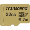 32GB Transcend microSD 500S UHS-I V30 - Speed up to 95MB/sec - With SD Adapter Image